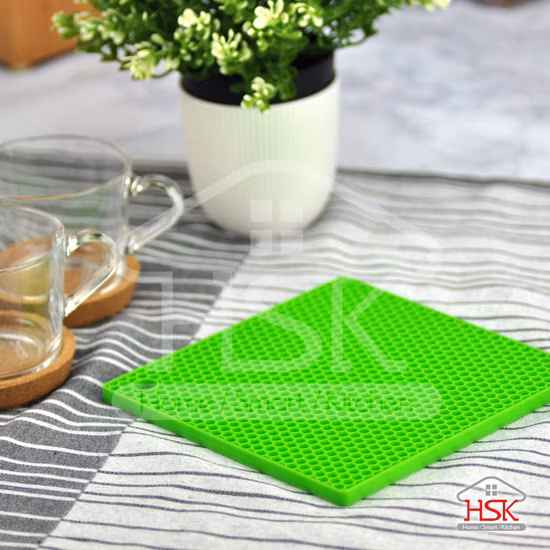 Silicone Trivet Square Mat Non